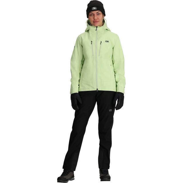(取寄) アウトドア リサーチ レディース ヘッドウォール ゴア-テックス 3l ジャケット - ウィメンズ Outdoor Research women Headwall GORE-TEX 3L Jacket - Women's Cool Matchaの通販は