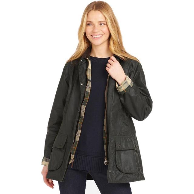 (取寄) バブアー レディース ビードネル ワックス ジャケット - ウィメンズ Barbour women Beadnell Wax Jacket - Women's Sage