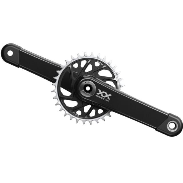 (取寄) スラム XX イーグル トランスミッション ダブ カーボン クランクセット - ブースト SRAM XX Eagle Transmission DUB Carbon Crankset - Boost Blackの通販は 77,385円