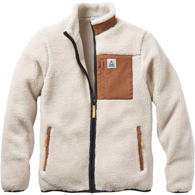 (取寄) メンズ トレッカー リサイクル シェルパ フリース ジャケット - メンズ Passenger men Trekker Recycled Deep-Pile Sherpa Fleece Jacket - Men's Warm Ivoryの通販は 28,990円
