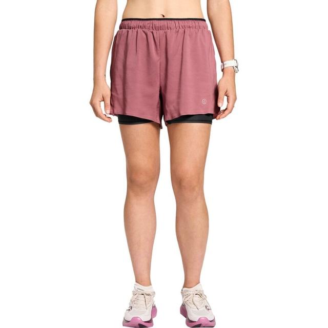 (取寄) シエルアスレティックス レディース DLYショート 4インチ ロング ブリーフ - ウィメンズ Ciele Athletics women DLYShort 4in Long Brief - Women's Deco Rose