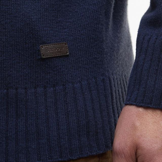 (取寄) バブアー メンズ ケルソン 1/2-ジップ ニット ジャンパー - メンズ Barbour men Kelson 1/2-Zip Knitted Jumper - Men's Navy