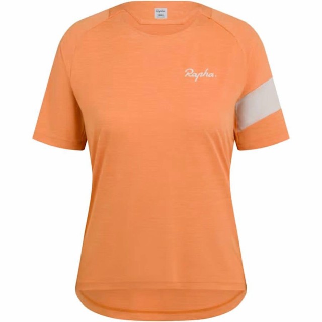 (取寄) ラファ レディース トレイル テクニカル T-シャツ - ウィメンズ Rapha women Trail Technical T-Shirt - Women's Caramel/Silver Grayの通販は