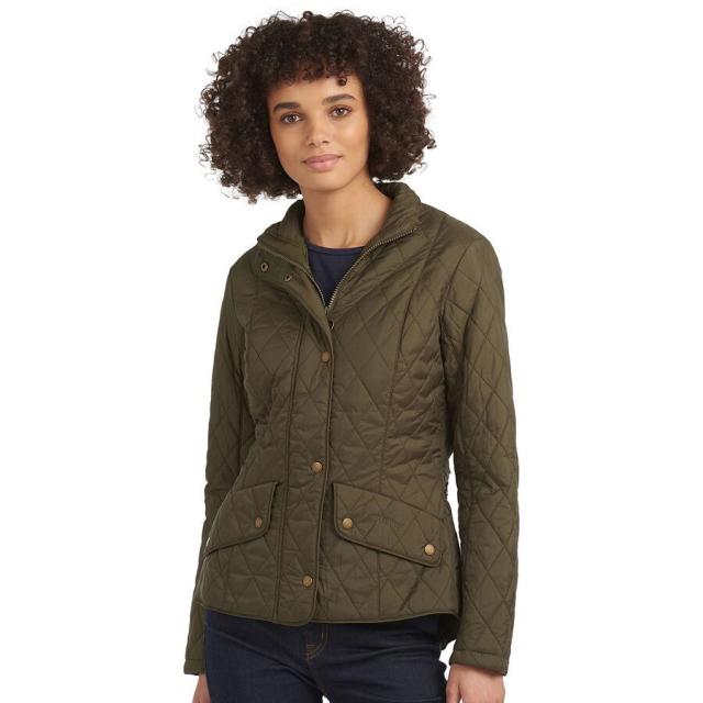 (取寄) バブアー レディース フライウェイト キャバルリー キルト ジャケット - ウィメンズ Barbour women Flyweight Cavalry Quilt Jacket - Women's Olive