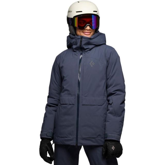 (取寄) ブラックダイヤモンド レディース ファクター インサレーテッド パーカー - ウィメンズ  women Factor Insulated Parka - Women's Charcoal