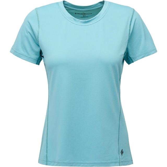 (取寄) ブラックダイヤモンド レディース ディスタンス ショートスリーブ テック Tシャツ - ウィメンズ  women Distance Short-Sleeve Tech T-Shirt - Women's Glacier