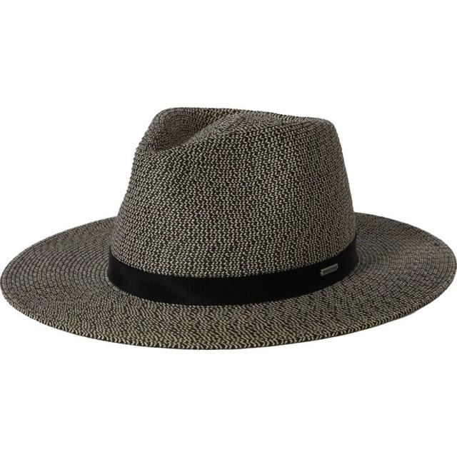 (取寄) ブリクストン レディース カロリナ ストロー パッカブル トラベル - ウィメンズ Brixton women Carolina Straw Packable Travel - Women's Black/Natural