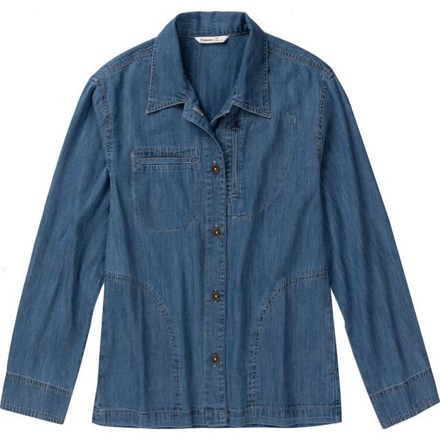 (取寄) バックカントリー レディース ライトウェイト デニム ワークシャツ - ウィメンズ Backcountry women Lightweight Denim Workshirt - Women's Medium Indigo Wash