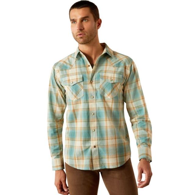 (取寄) アリアット メンズ ハーディン レトロ フィット シャツ - メンズ Ariat men Hardin Retro Fit Shirt - Men's Turquoise