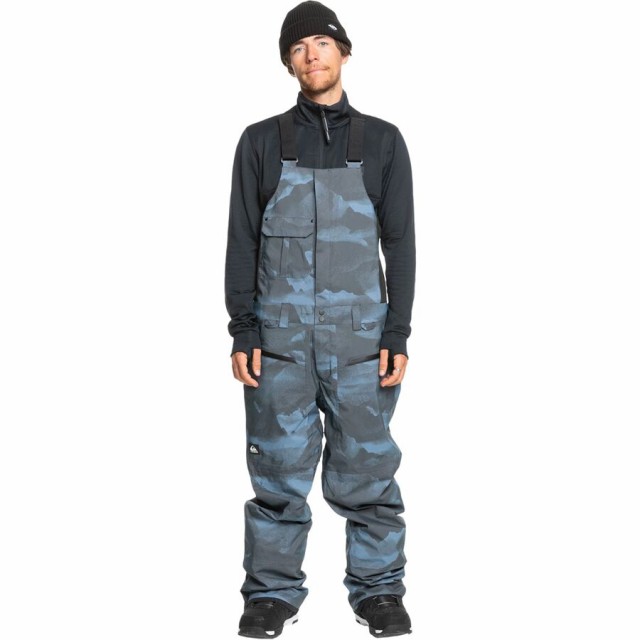 (取寄) クイックシルバー メンズ ユーティリティ ビブ パンツ - メンズ Quiksilver men Utility Bib Pant - Men's Mountain Spray Flint