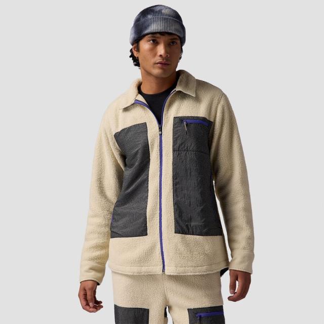 (取寄) バックカントリー ワンダー シャツ ジャケット- メンズ Backcountry Wander Pile-Fleece Shirt Jacket- Men's Fog