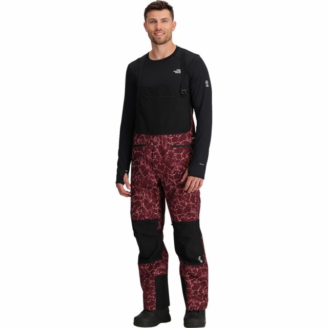 (取寄) ノースフェイス メンズ サミット ヴェルビエ Gtx ビブ パンツ - メンズ The North Face men Summit Verbier GTX Bib Pant - Men's Alpine Plum Glacial Fracture Printの通販は