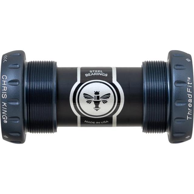 (取寄) クリスキング スレッドフィット 24mm ボトム ブラケット Chris King ThreadFit 24mm Bottom Bracket Midnight