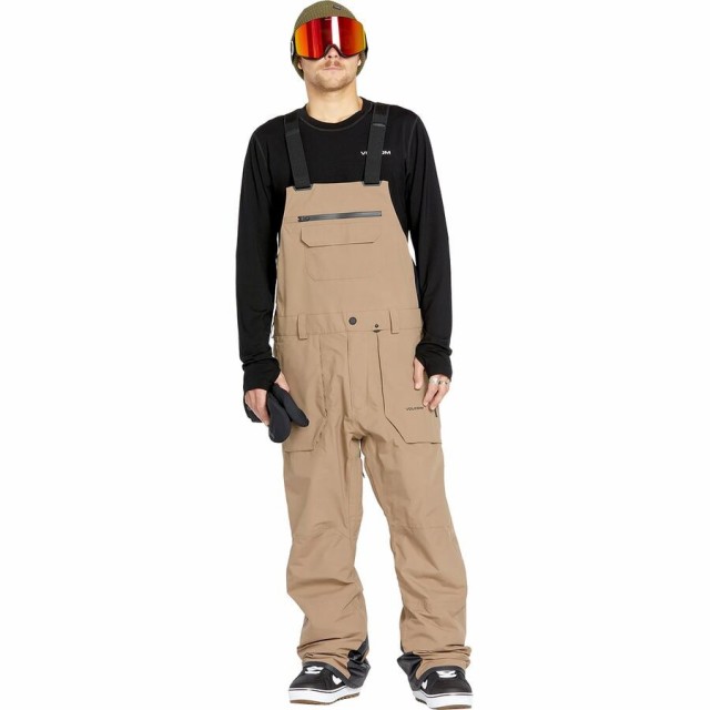 (取寄) ボルコム メンズ レイン ゴア-テックス ビブ オーバーオール - メンズ Volcom men Rain GORE-TEX Bib Overall - Men's Chestnut B