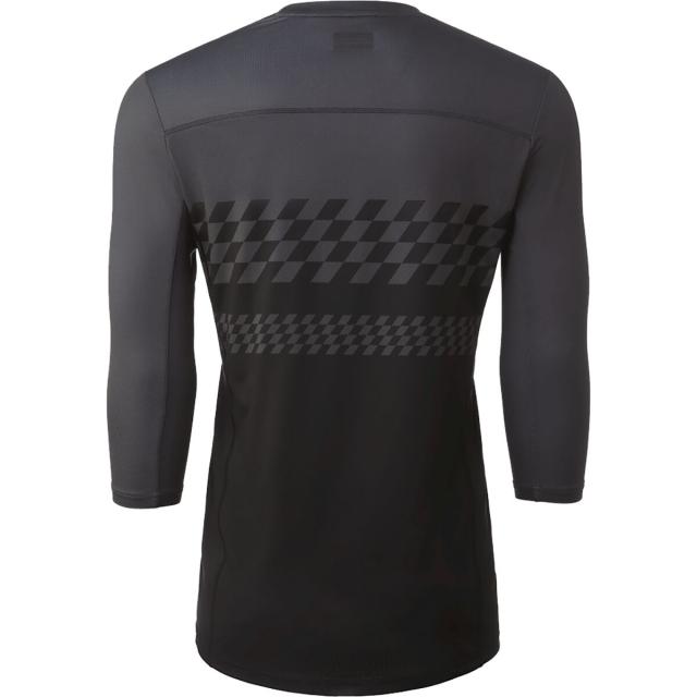 (取寄) イエティサイクルズ メンズ エンデューロ 3/4-スリーブ ジャージ - メンズ Yeti Cycles men Enduro 3/4-Sleeve Jersey - Men's Black Checker