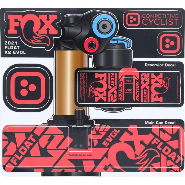 (取寄) スティクルド フォックス x2 デカール キット Stikrd Fox X2 Decal Kit Yeti Watermelonの通販は 8,700円