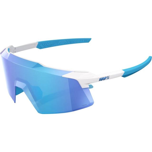 (取寄) 100% エアロクラフト サングラス 100% Aerocraft Sunglasses Matte White HiPER Blue Mirror Lensの通販は 37,336円