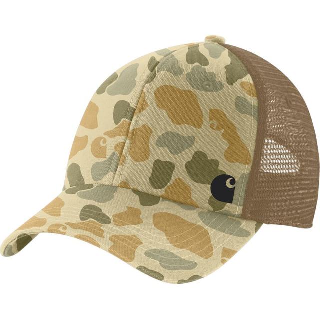 (取寄) カーハート キャンバス メッシュ-バック カモ キャップ Carhartt Canvas Mesh-Back Camo Cap Beach Signature Camo