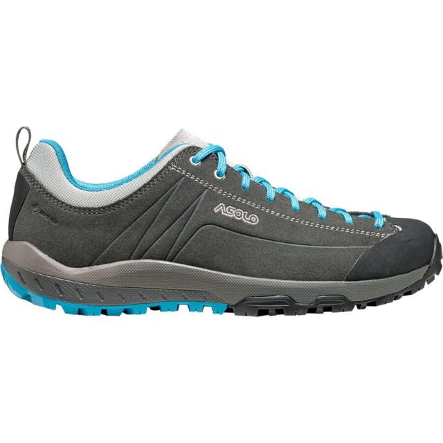 (取寄) アゾロ レディース スペース GV ハイキング シューズ - ウィメンズ Asolo women Space GV Hiking Shoe - Women's Graphite/Cyan Blue
