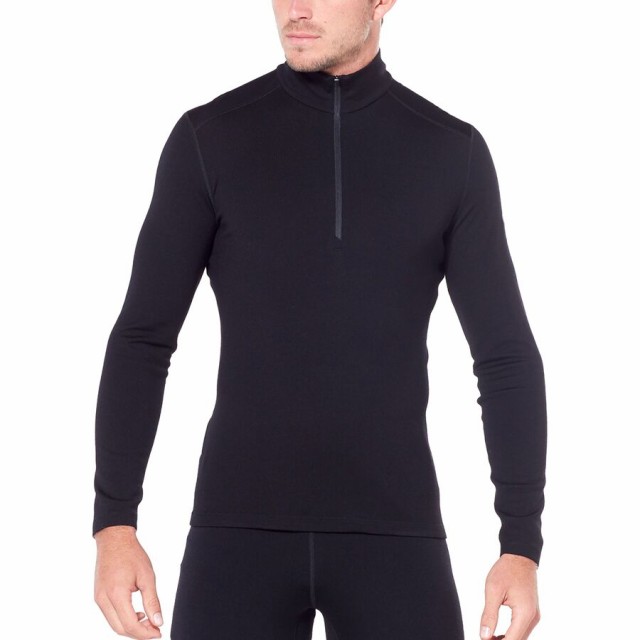 (取寄) アイスブレイカー メンズ 260 テック 1/2-ジップ ロング-スローブ トップ - メンズ Icebreaker men 260 Tech 1/2-Zip Long-Sleeve Top - Men's Blackの通販はインナー