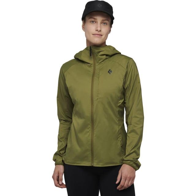 (取寄) ブラックダイヤモンド レディース アルパイン スタート フーデット ジャケット - ウィメンズ  women Alpine Start Hooded Jacket - Women's Crag Green