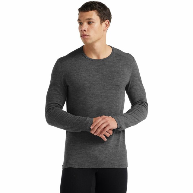 (取寄) アイスブレイカー メンズ 260 テック ロング-スローブ クルー トップ - メンズ Icebreaker men 260 Tech Long-Sleeve Crew Top - Men's Gritstone Heatherの通販は