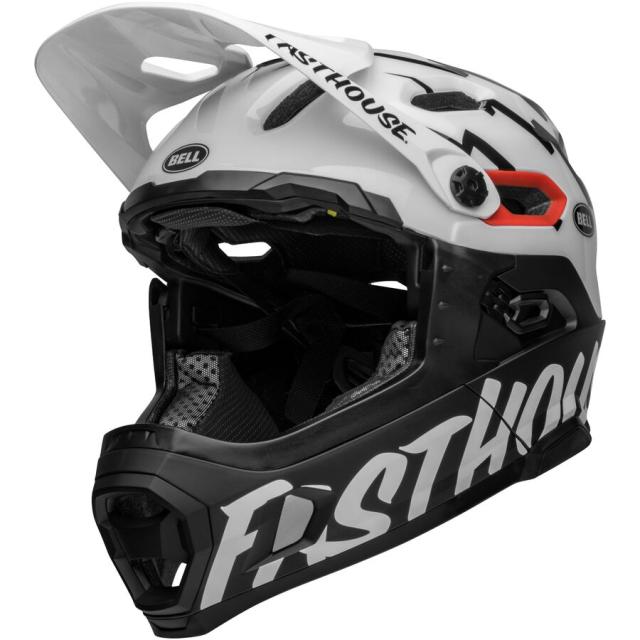 (取寄) ベル スーパー DH ミプス ヘルメット Bell Super DH Mips Helmet Fasthoue Matte/Gloss White/Blackの通販は 55,990円