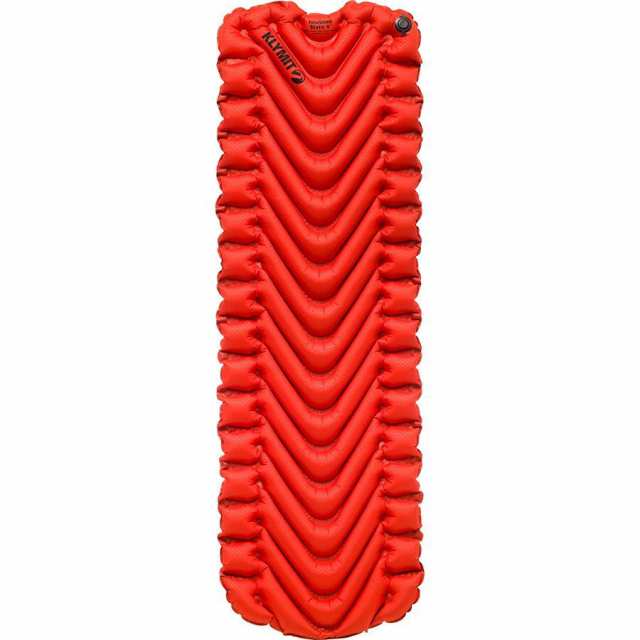 (取寄) クライミット インサレーテッド スタティック V スリーピング パッド Klymit Insulated Static V Sleeping Pad Orange/Charcoal Blackの通販は