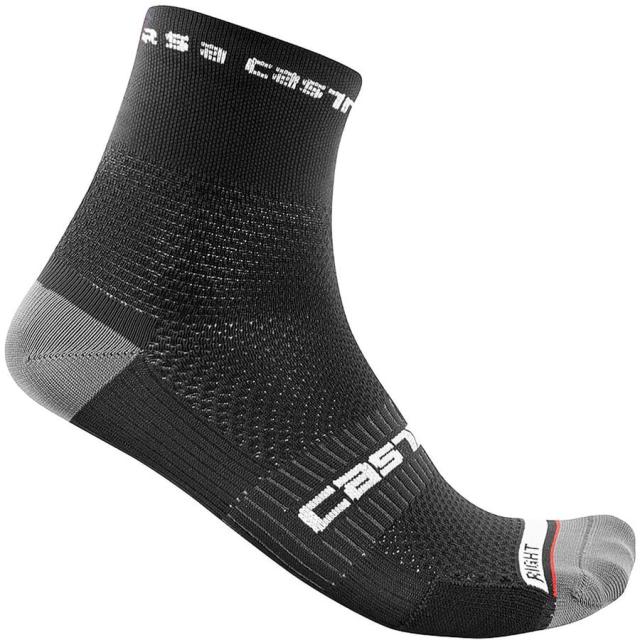 (取寄) カステリ ロッソ コルサ プロ 9 ソック Castelli Rosso Corsa Pro 9 Sock Blackの通販は 6,020円