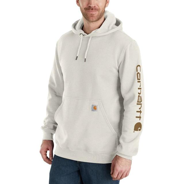(取寄) カーハート メンズ ミッドウエイト シグニチャー スリーブ フーデット スウェットシャツ - メンズ Carhartt men Midweight Signature Sleeve Hooded Sweatshirt - Men's Malt