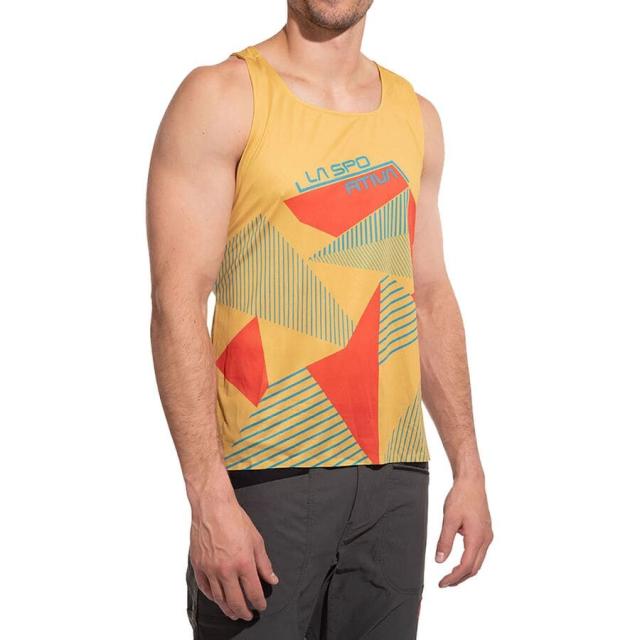 (取寄) スポルティバ メンズ コンプ タンク トップ - メンズ La Sportiva men Comp Tank Top - Men's Bamboo/Cherry Tomatoの通販は