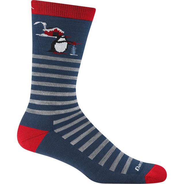 (取寄) ダーンタフ メンズ ワイルド ライフ クルー ライトウェイト + クッション ソックス - メンズ Darn Tough men Wild Life Crew Lightweight + Cushion Sock - Men's Polar Bear Lake