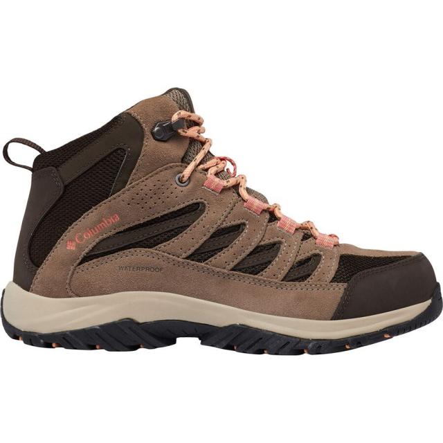 (取寄) コロンビア レディース クレストウッド ミッド ウォータープルーフ ハイキング ブーツ - ウィメンズ Columbia women Crestwood Mid Waterproof Hiking Boot - Women's Cordovan/Mud