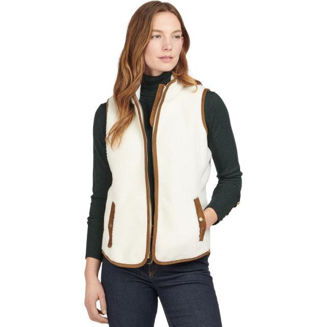 (取寄) バブアー レディース バーフォード フリース ベスト - ウィメンズ Barbour women Burford Fleece Vest - Women's Winter Pearl/Classic