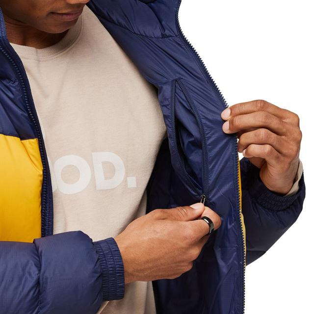 (取寄) コトパクシ メンズ ソラゾ フーデット ダウン ジャケット - メンズ Cotopaxi men Solazo Hooded Down Jacket - Men's Maritime/Amber