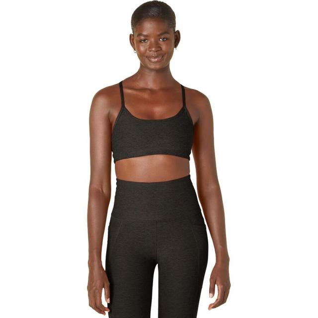 (取寄) ビヨンドヨガ レディース スペースダイ スリム レイサーバック ブラ - ウィメンズ Beyond Yoga women Spacedye Slim Racerback Bra - Women's Darkest Night