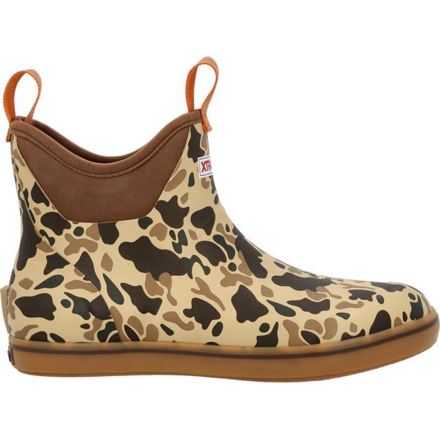 (取寄) エクストラタフ レディース アンクル 6インチ デック ブーツ プリント - ウィメンズ Xtratuf women Ankle 6in Deck Boot Print - Women's Duck Camo