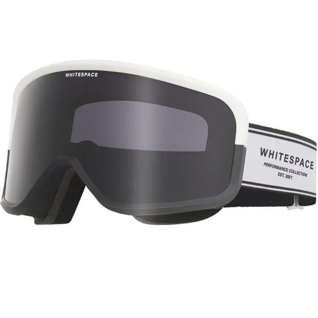 (取寄) ホワイトスペース デュアル トーン ゴーグルズ WHITESPACE Dual Tone Goggles Black/White/Dark Smoke