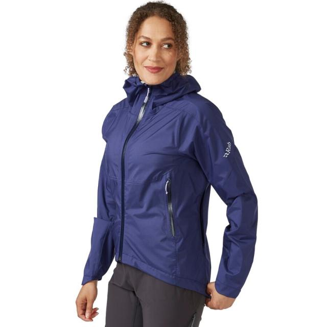 (取寄) ラブ レディース シンダー ダウンポアー ジャケット - ウィメンズ Rab women Cinder Downpour Jacket - Women's Patriot Blueの通販は 47,730円