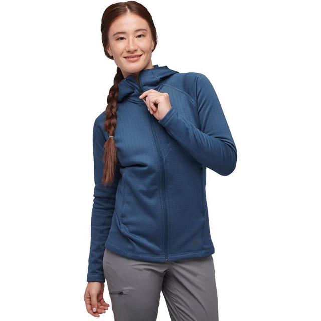 (取寄) ブラックダイヤモンド レディース ファクター フリース ブーディ - ウィメンズ  women Factor Fleece Hoodie - Women's Ink Blue