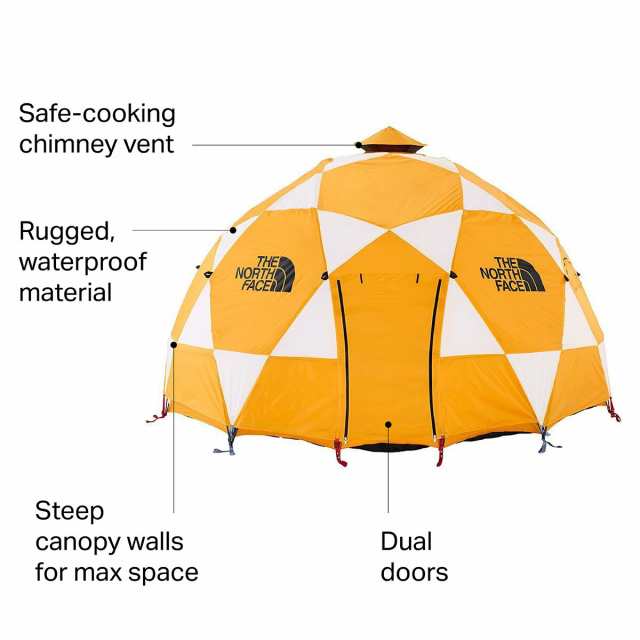 取寄) ノースフェイス 2-メーター ドーム テント: 8-パーソン 4 