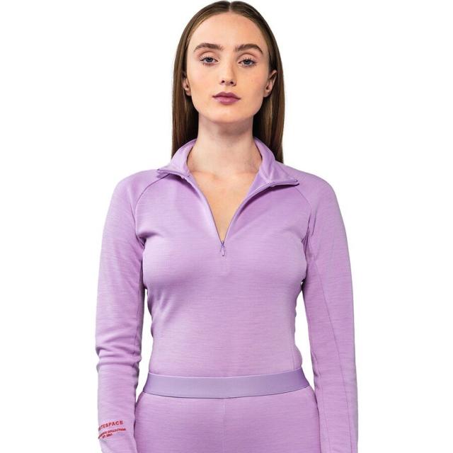 (取寄) ホワイトスペース レディース メリノ モック ネック トップ - ウィメンズ WHITESPACE women Merino Mock Neck Top - Women's Lilac Purple