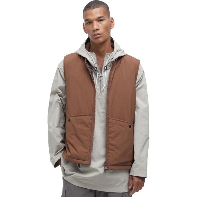 (取寄) バブアー メンズ リッズデイル ジレ ベスト - メンズ Barbour men Re-Engineered Liddesdale Gilet Vest - Men's Redwood