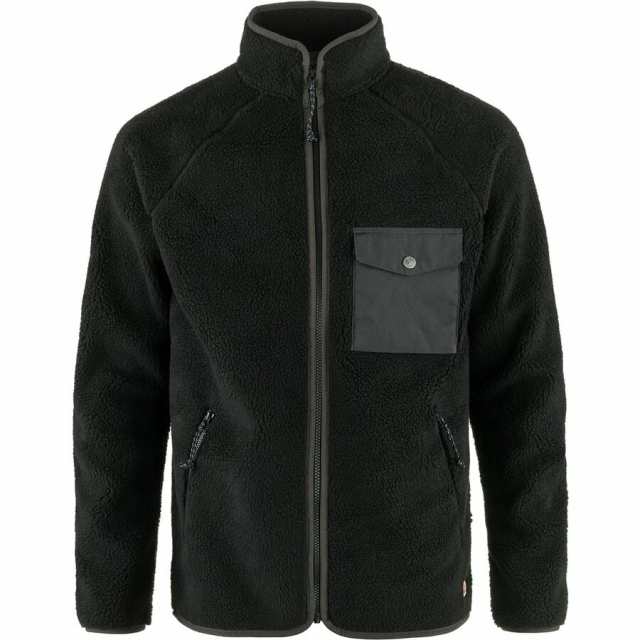 (取寄) フェールラーベン メンズ ヴァーダッグ パイル フリース ジャケット - メンズ Fjallraven men Vardag Pile Fleece Jacket - Men's Black/Dark Greyの通販は