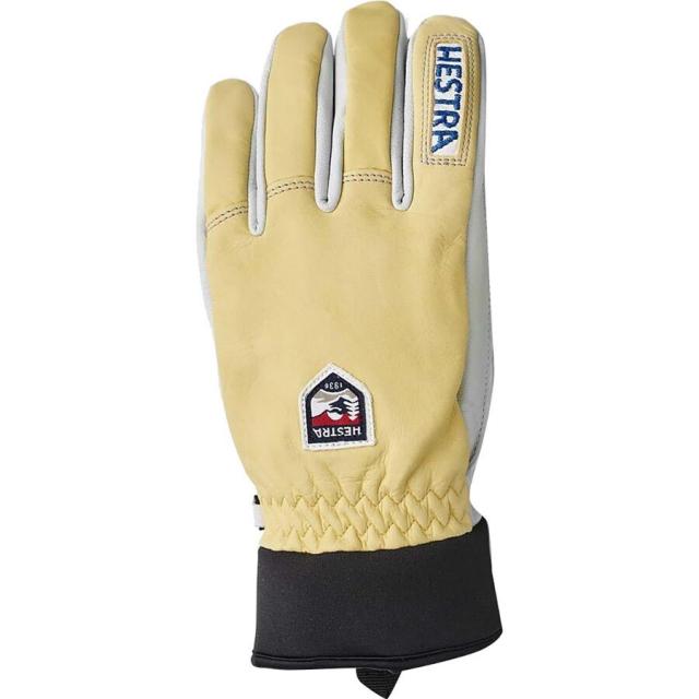 ヘストラ　アーミーレザーウールテリー Army Leather Wool Terry - Grey | Hestra Gloves