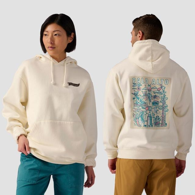 (取寄) バックカントリー パロ アルト ポスター ブーディ Backcountry Palo Alto Poster Hoodie Vintage White