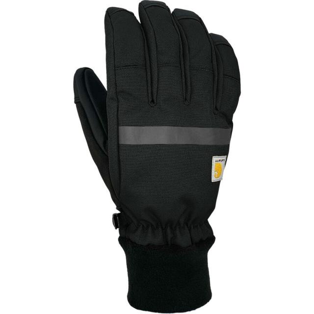 (取寄) メンズ ストーム ディフェンダー インサレーテッド フリース カフ グローブ - メンズ Carhartt Gloves men Storm Defender Insulated Fleece Cuff Glove - Men's Black