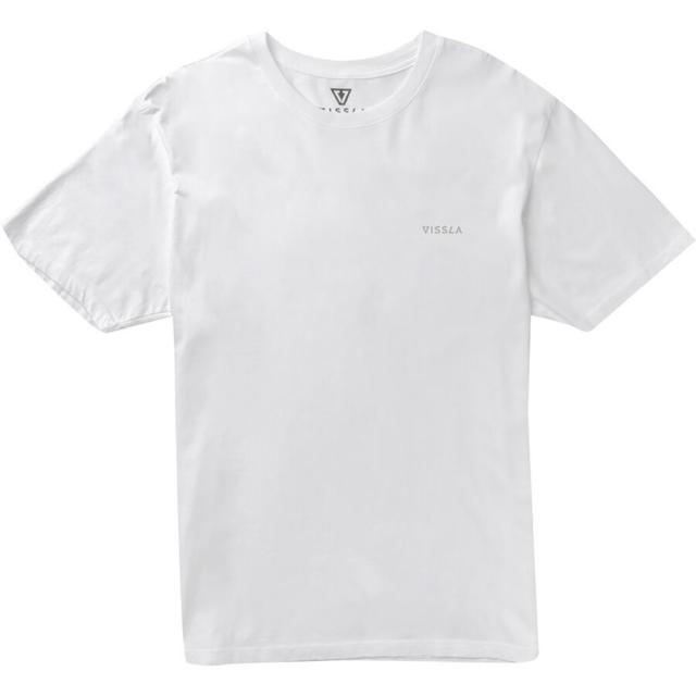 (取寄) ヴィスラ メンズ ビンテージ ヴィスラ プレミアム オーガニック T-シャツ - メンズ Vissla men Vintage Vissla Premium Organic T-Shirt - Men's White