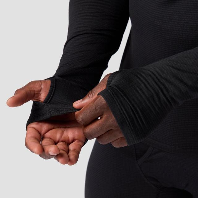 (取寄) バックカントリー メンズ パインズ ベースレイヤー— 1/2-ジップ スキューバ トップ - メンズ Backcountry men Pines Microgrid Ultra-Lt Baselayer 1/2-Zip Scuba Top - Men's Black