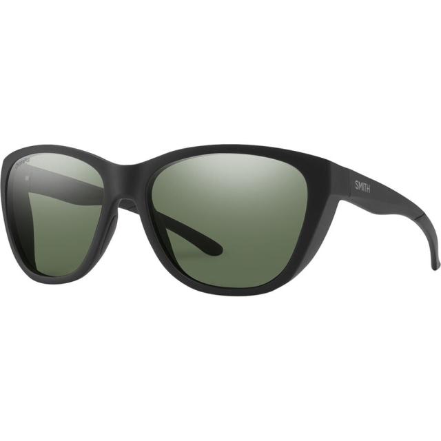 (取寄) スミス ショール クロマポップ ポーラライズド サングラス Smith Shoal ChromaPop Polarized Sunglasses Matte Black/ChromaPop Polar Gray Greenの通販は 38,084円